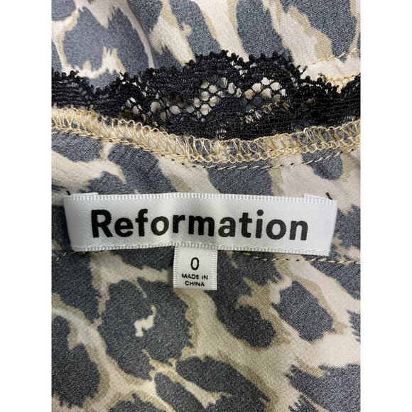Reformation Leopard Print Dress - Picture 3 of 4